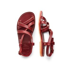 NWT Size 37 Duckfeet Australia Bornholm Sandal in color Granate.